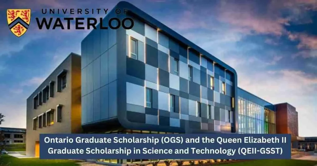 Ontario Graduate Scholarship