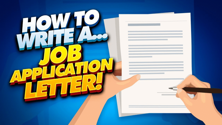 How to Write an Application Letter